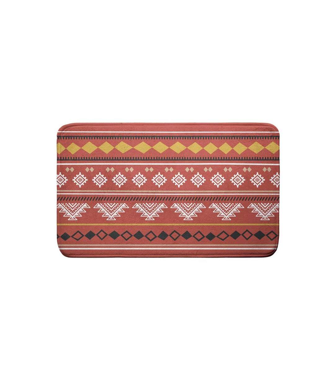 Tapis de Bain Imprimé Esteban 45x75cm Terracotta