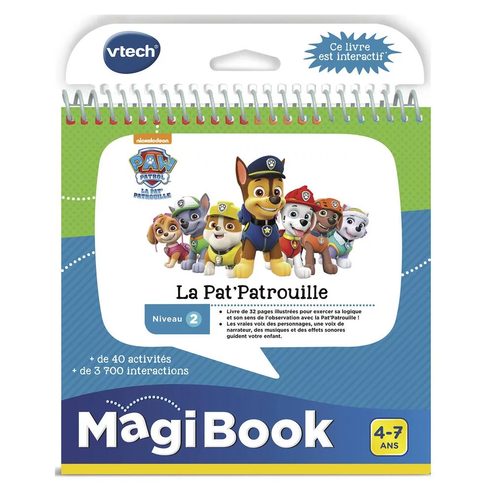 PAT'PATROUILLE - LIVRE MAGIBOOK