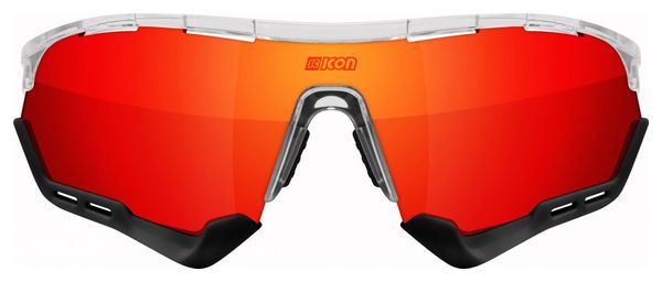 Scicon Sports Aerotech SCN PP XXL Lunettes De Soleil De Performance Sportive (Scnpp Multimorror Rouge/Briller)
