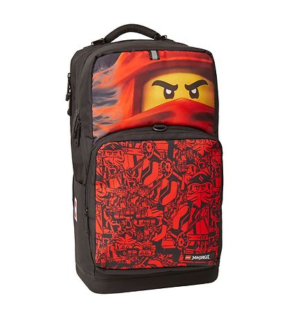 LEGO? Ninjago Skoletaske m. Gymnastikpose/Penalhus - R?d