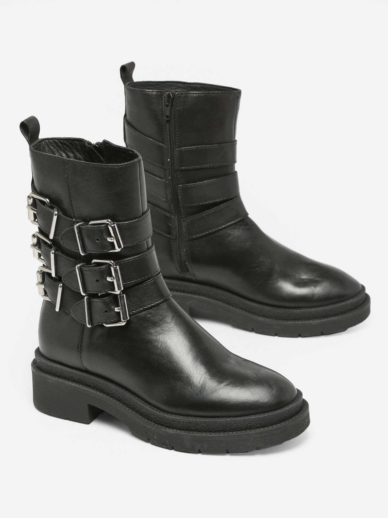 Boots Bennie en cuir PS POELMAN