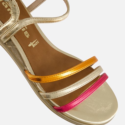 Tamaris Sandalen goud Synthetisch