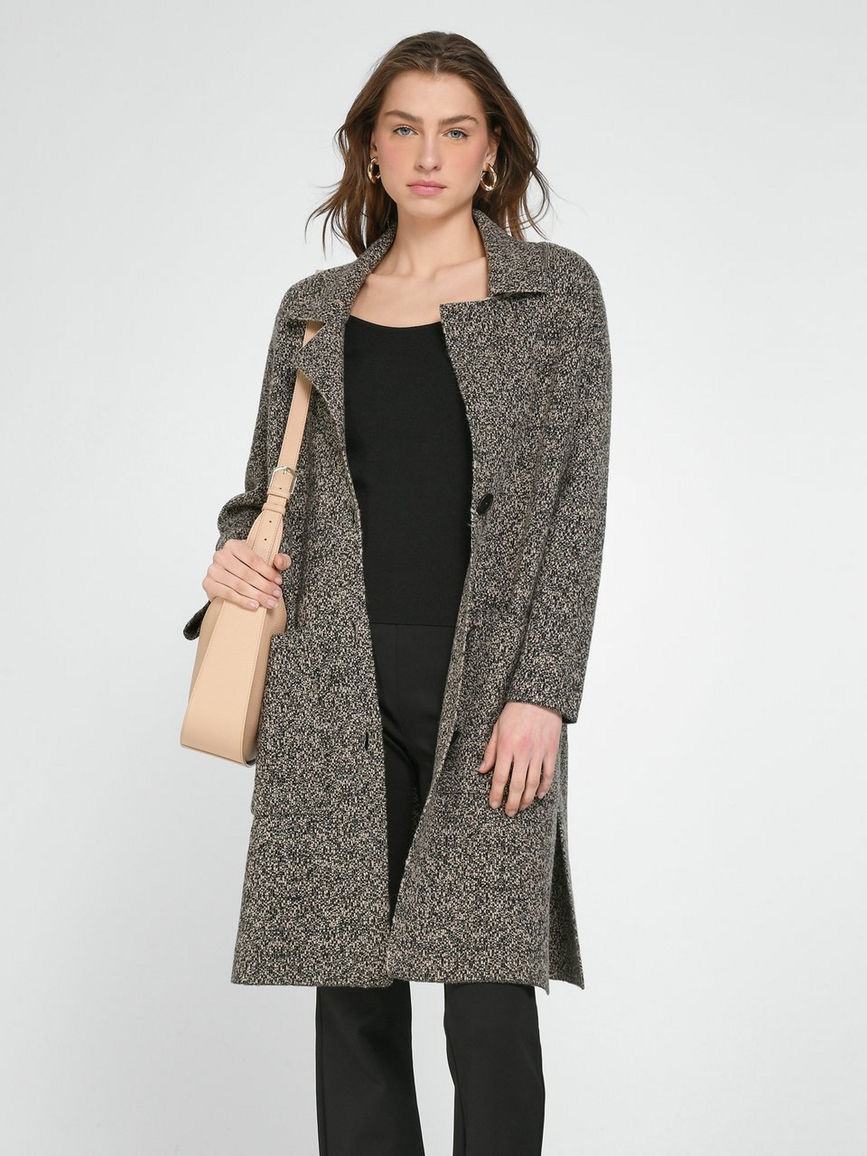 Strickmantel im Oversized-Style