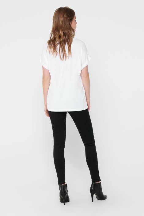 Only witte dames t-shirt