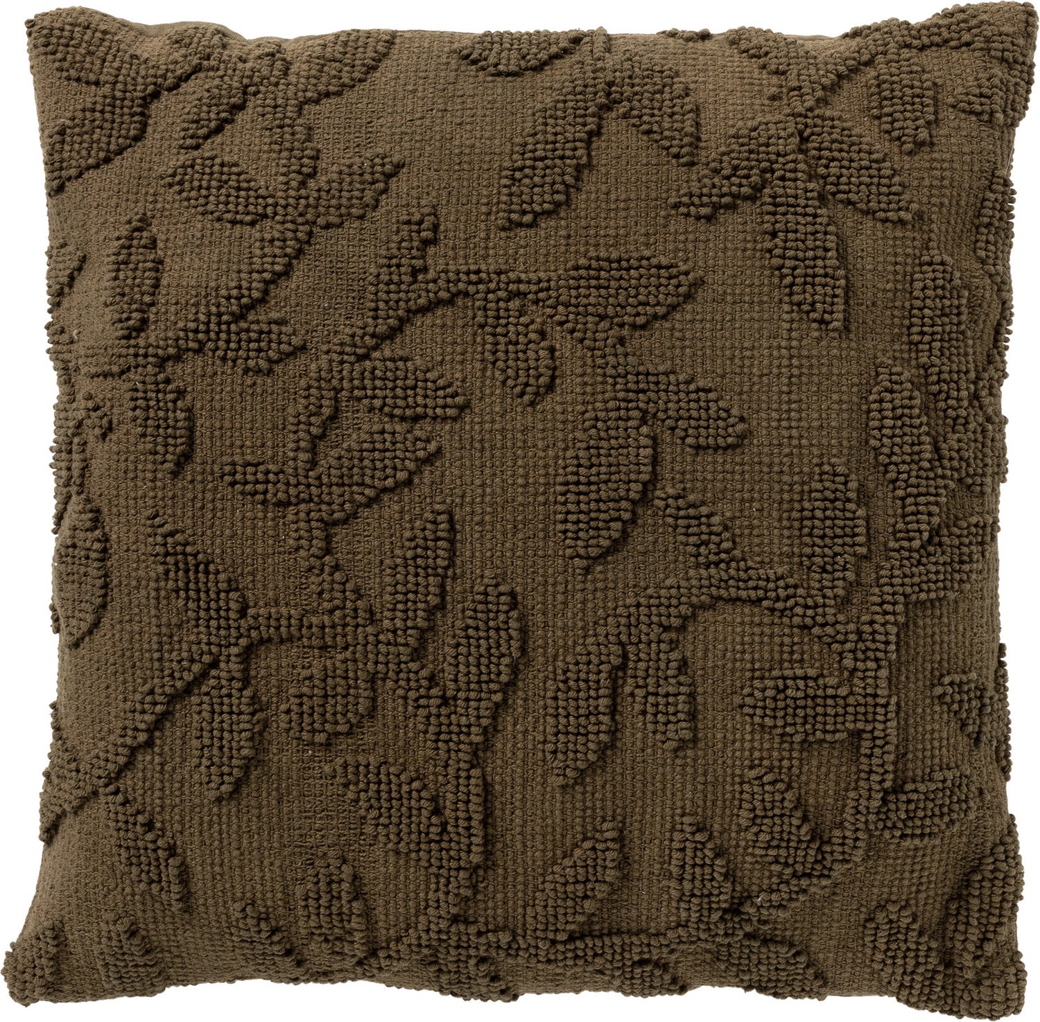Dutch Decor sierkussen Hoja groen 45 x 45 x 5 cm