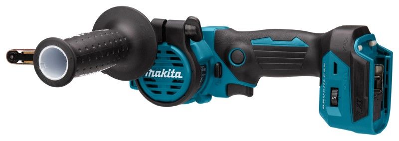 Makita DBS180RTJ 18V Li-ion accu stripschuurmachine set (2x5.Ah) in Mbox - 9mm