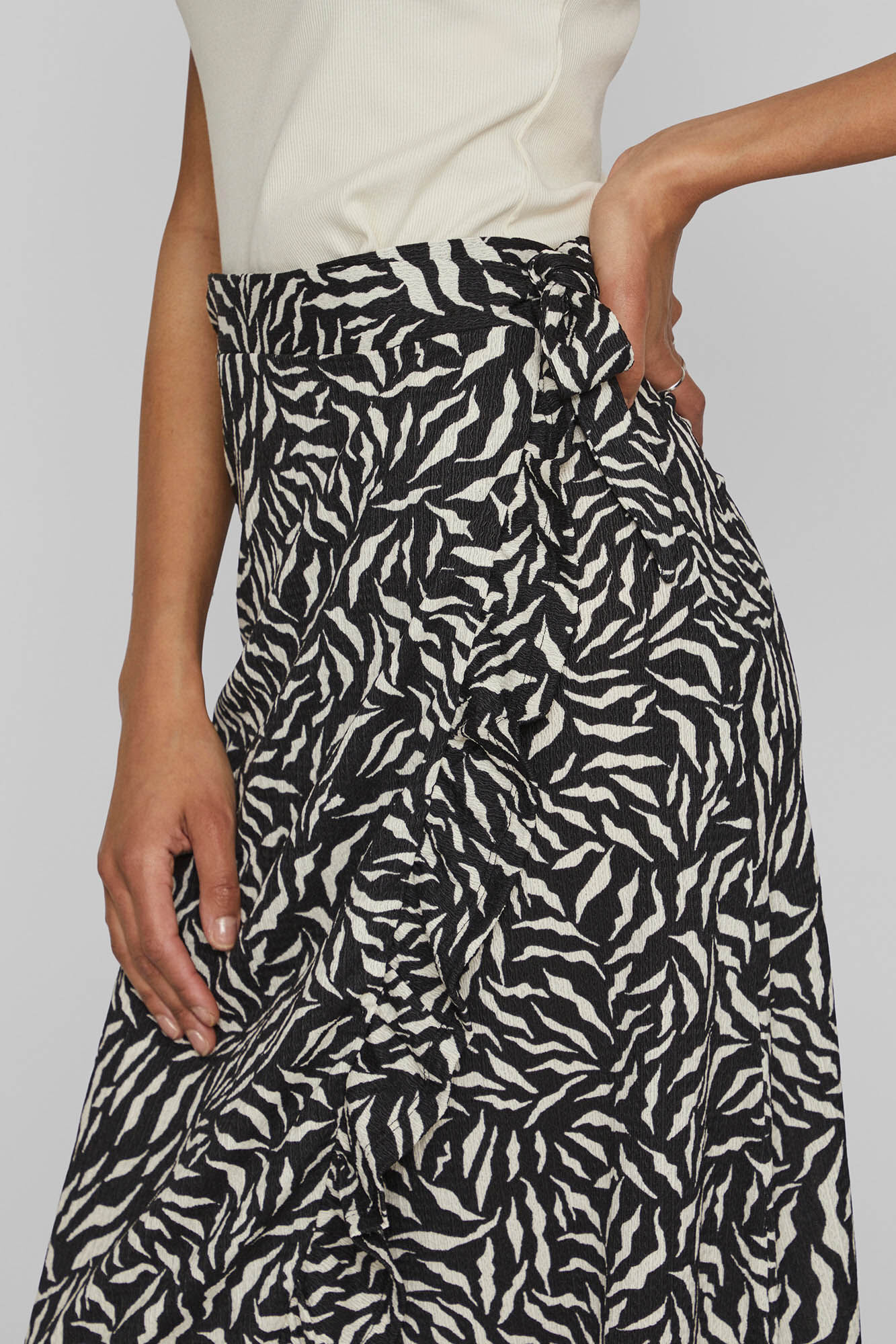 Saia midi envelope - Preta