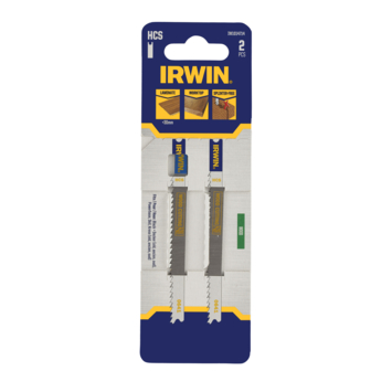 Irwin Pro decoupeerzaagblad U-aansluiting voor laminaat / spaanplaat - 2 stuks