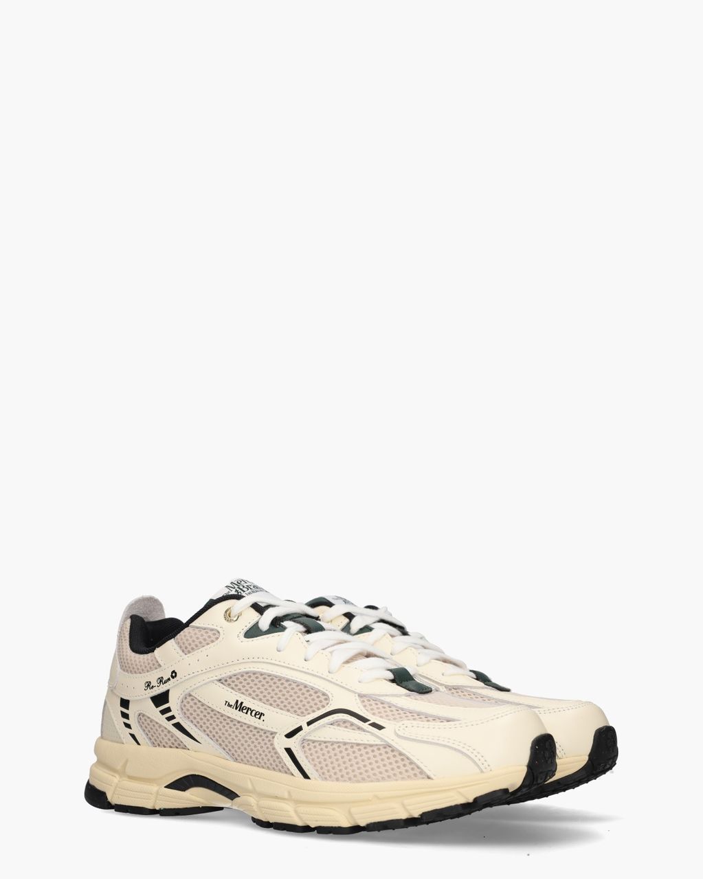 Mercer Amsterdam The Re-Run Classic Off-White/Multi Herensneakers