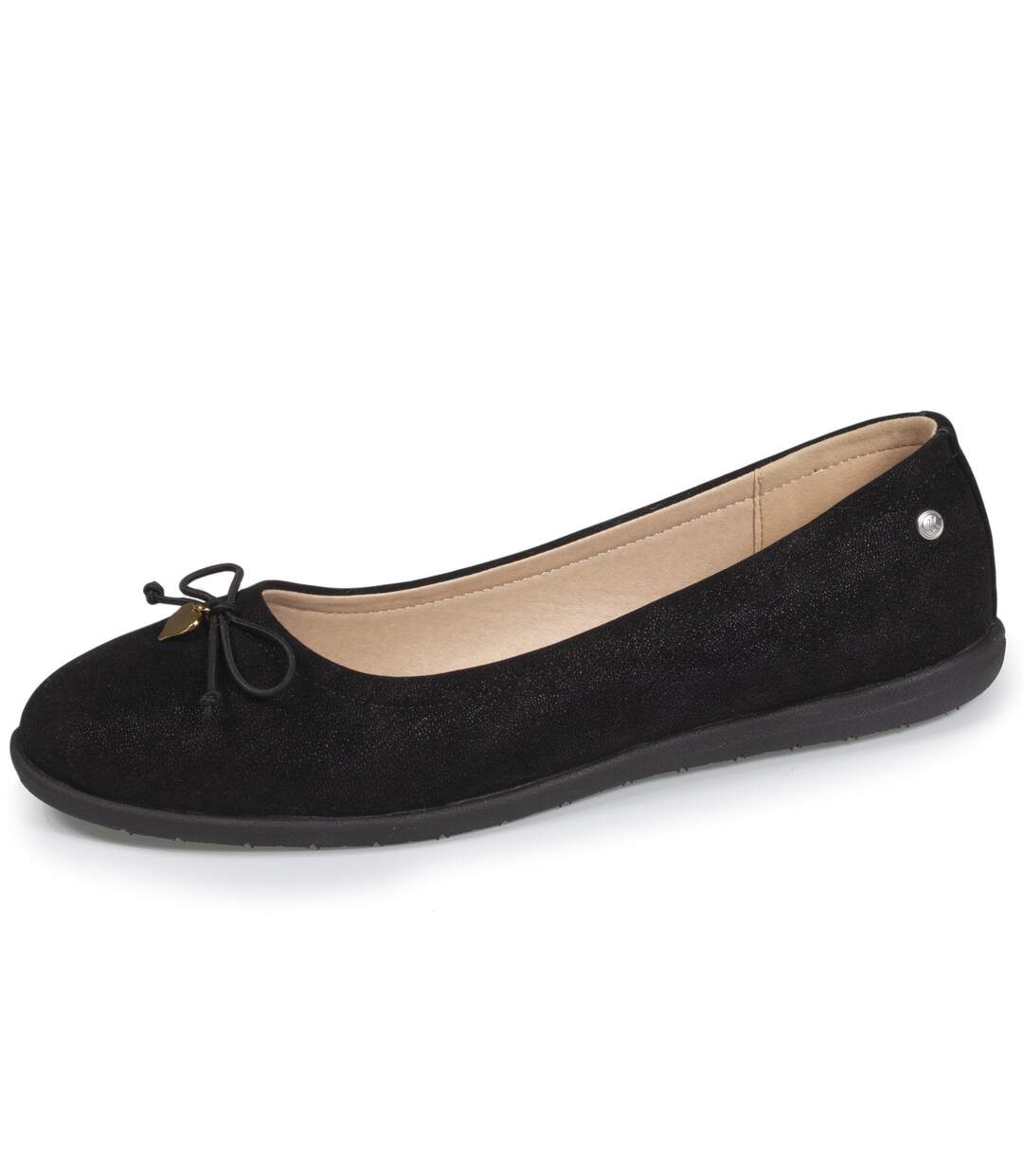 Isotoner Ballerines femme avec charms et petit nœud