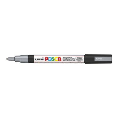Posca - Marqueur peinture pointe fine - argent