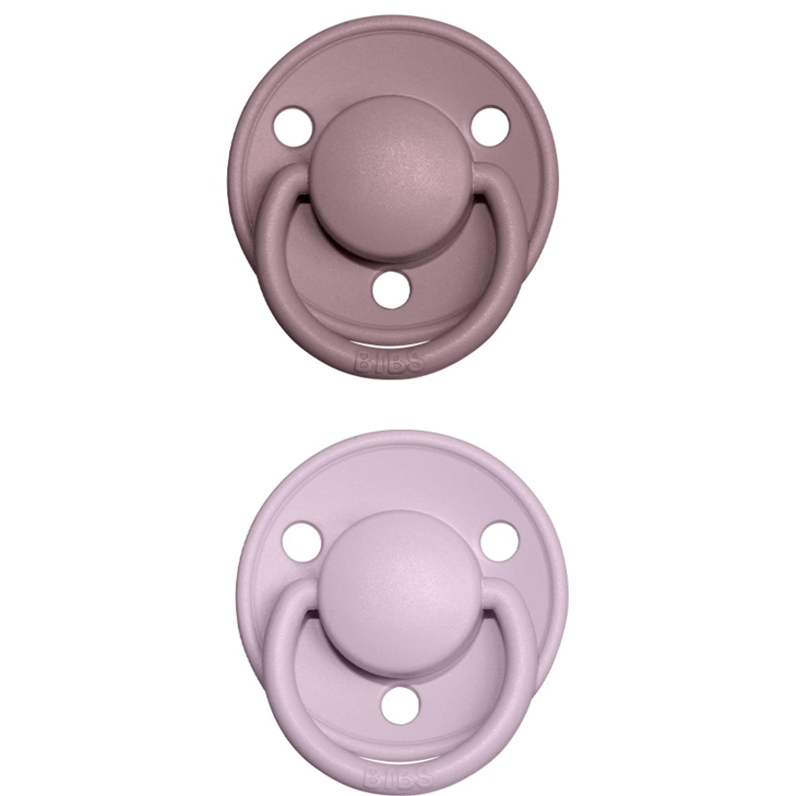 BIBS® Schnuller De Lux Dusky Lilac  Heather 0-36 Monate, 2 Stk.