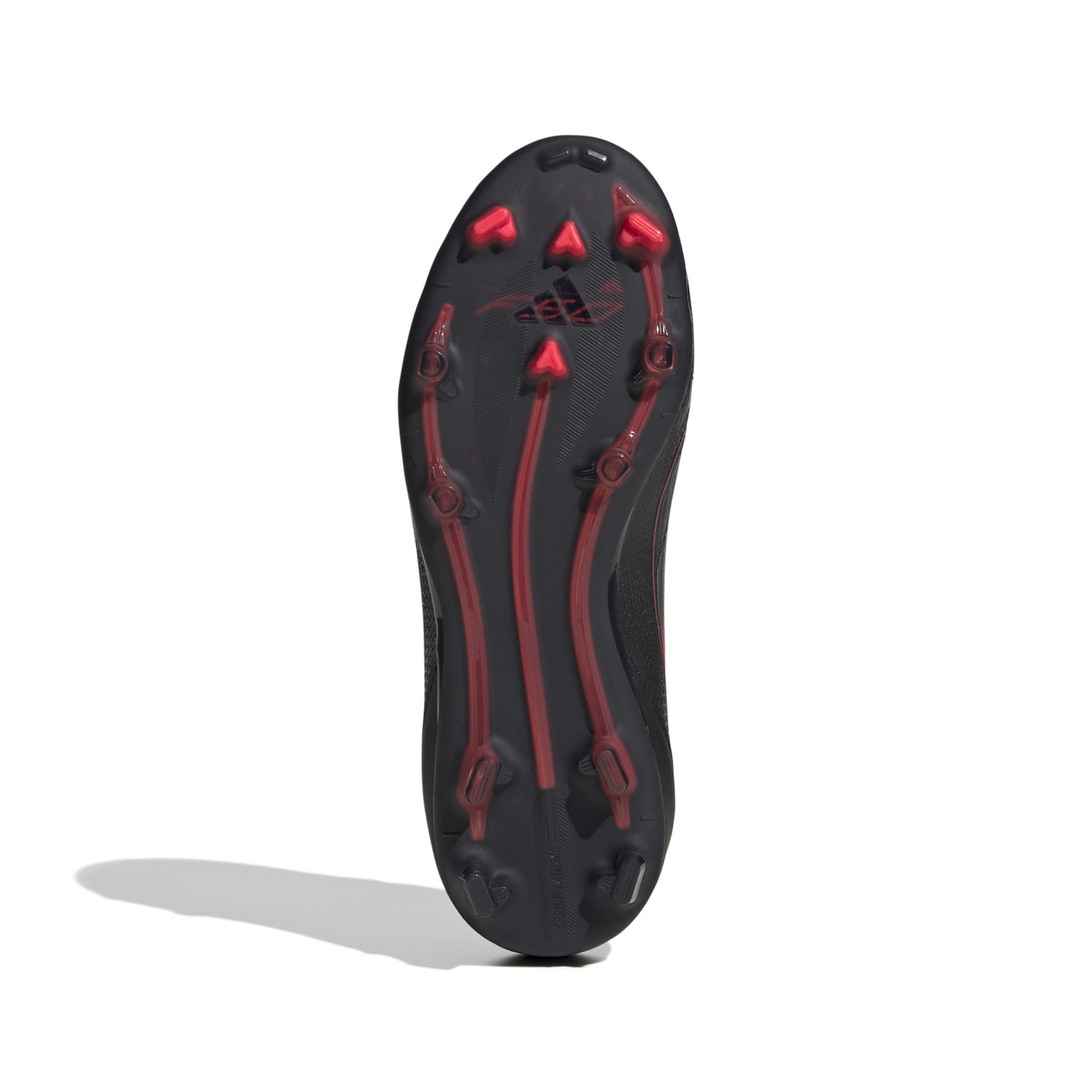 Adidas F50 Elite Gras Voetbalschoenen (FG) Kids Zwart Rood Zilver