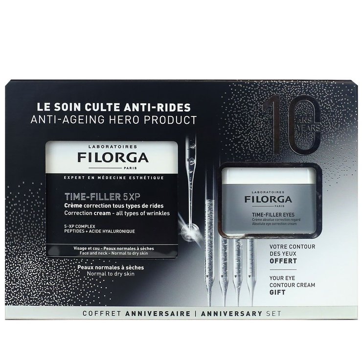 Coffret anniversaire Time-Filler 5XP crème 50ml peau normale + crème offerte