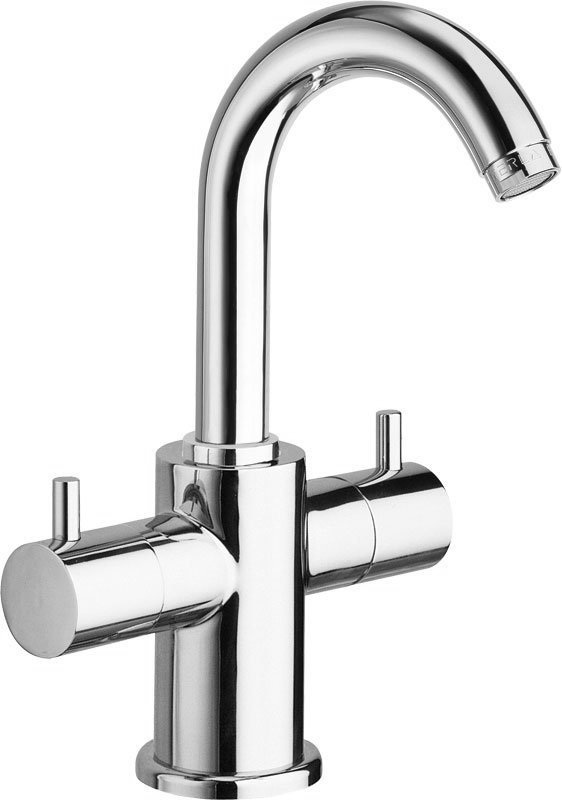 Sapho Airtech 1-gats wastafelkraan met draaibare uitloop chroom