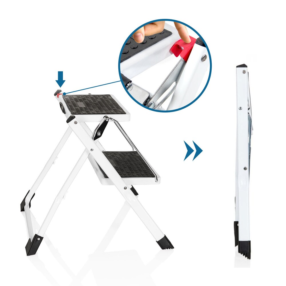 Klappleiter SOLID W1 Stahl hjh OFFICE