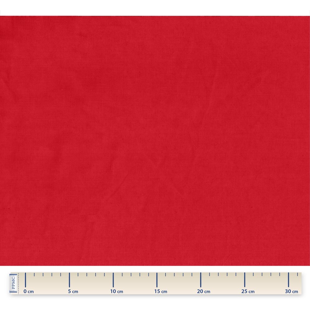 Tissu Coton Au Mètre Rouge