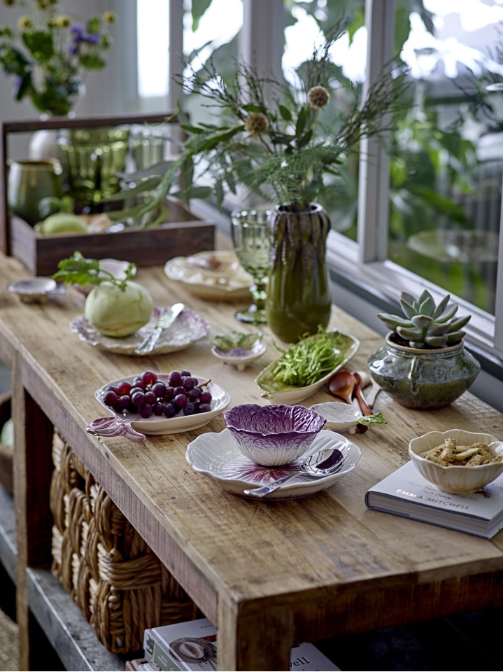 Creative Collection - Mimosa Tallerken - Lilla - Stentøj