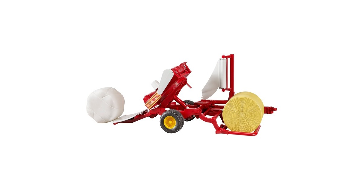 bruderBalenwikkelaar met ronde balen Modelvoertuig  (02122)