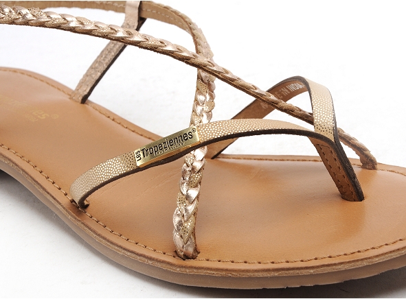Les tropeziennes nu pieds plats femme monatres f or