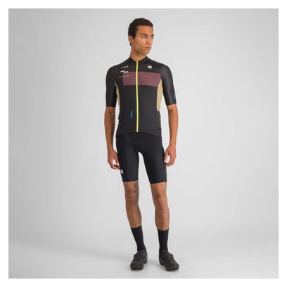 Maillot Manches Courtes Sportful Breakout Supergiara Noir
