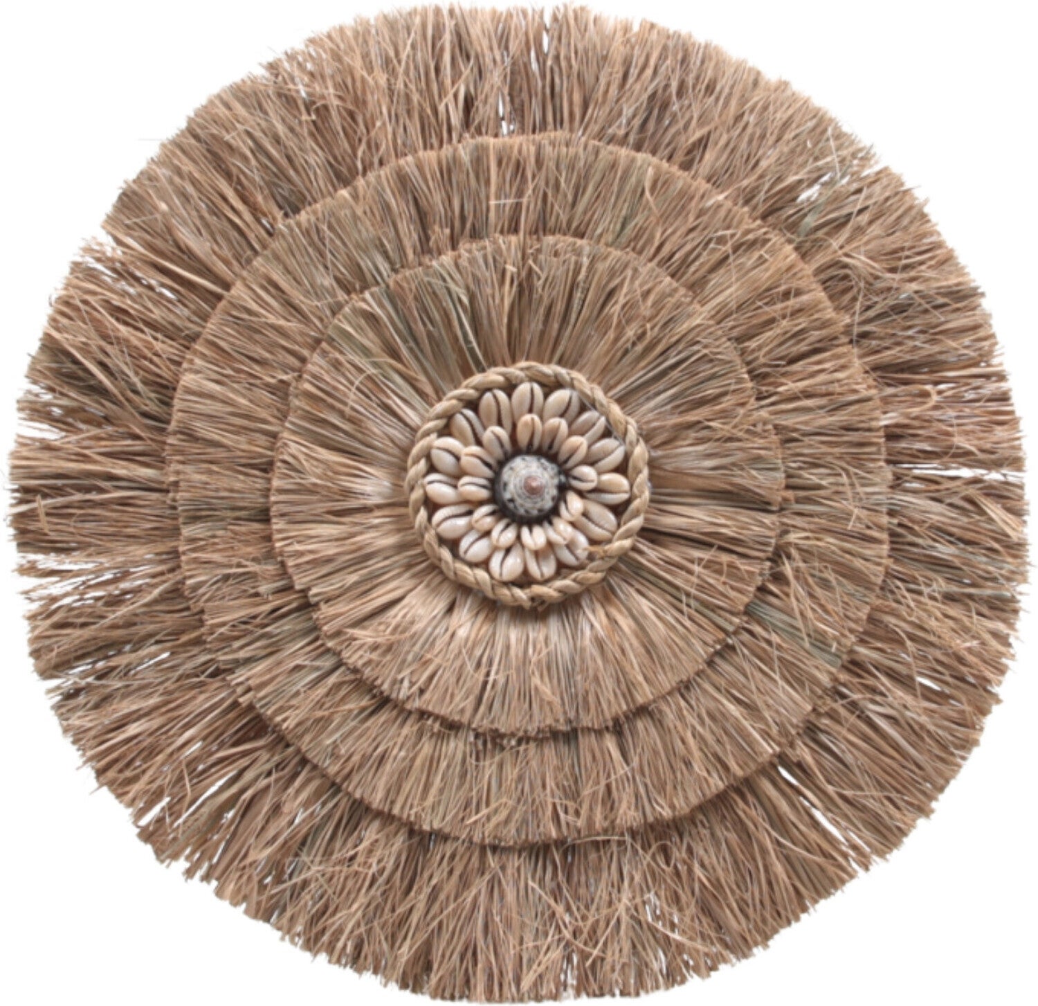 SID tuin wanddecoratie schelpen naturel D 30 H 2 cm
