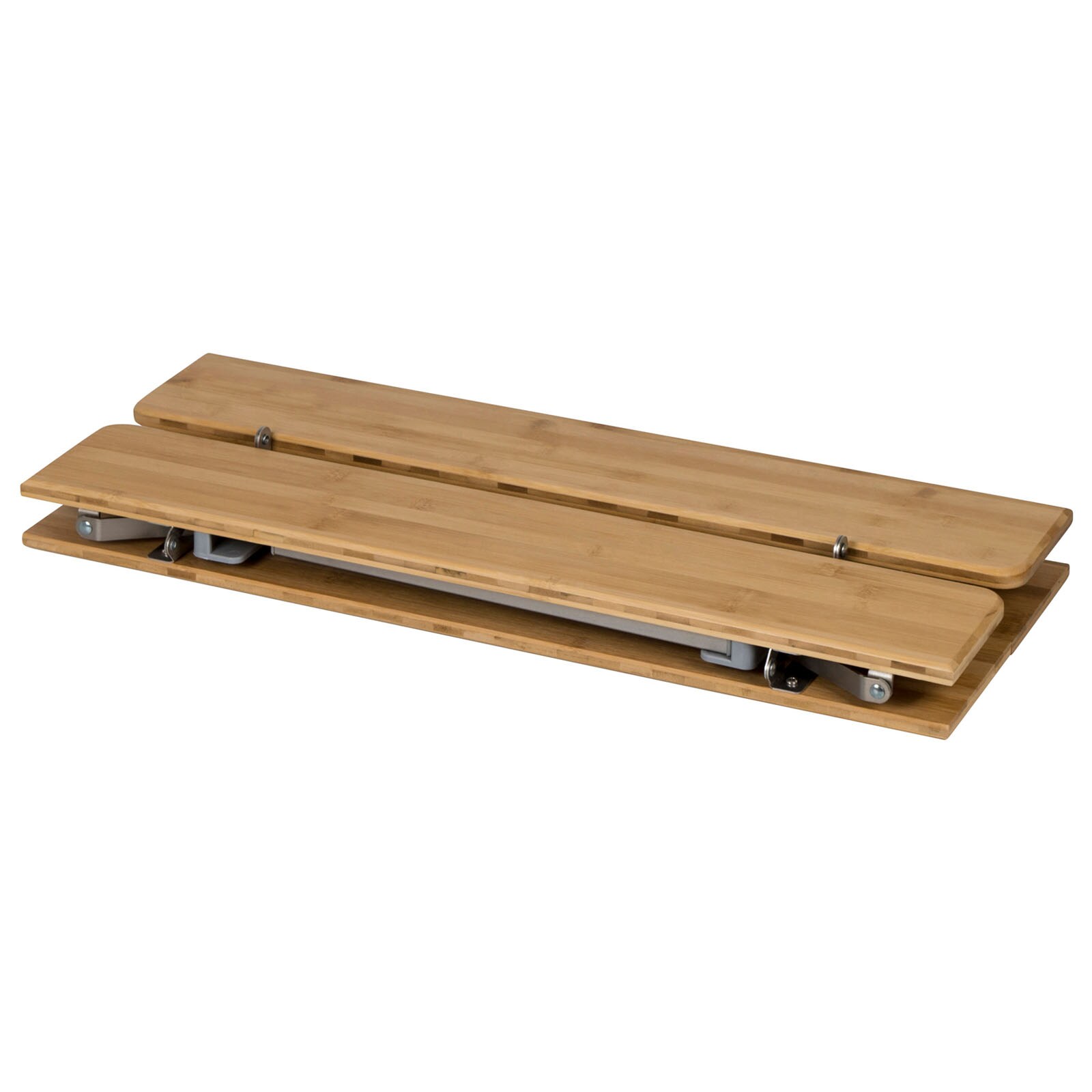 BO-CAMP Camping Gartentisch Klapptisch Falttisch Klappbar verstellbar Alu Bambus Größe: 50 x 65 cm