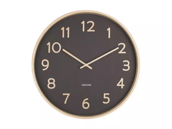 Horloge murale ronde Pure en bois - Ø 40 cm - PRESENT TIME