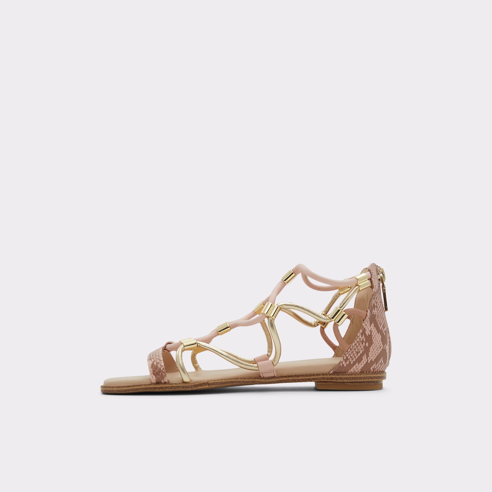 Occeran White-Bone Women Strappy Sandals