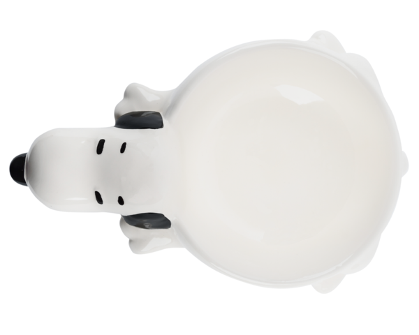 Alimentador para cães Zooz 3D Snoopy, branco