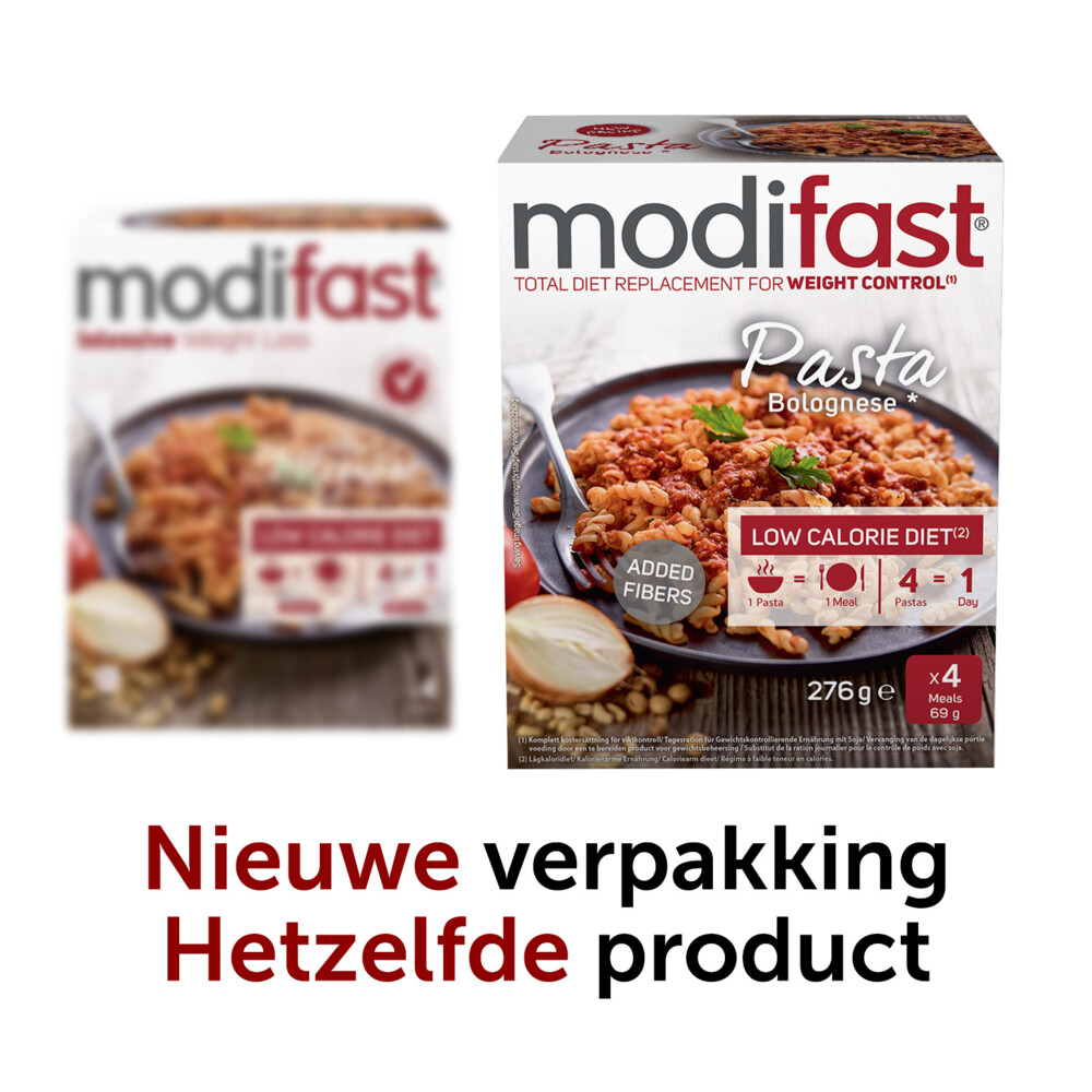 3x Modifast Intensive Pasta Bolognese4 x 62 gr
