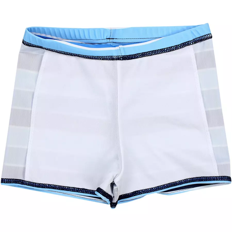 Aquarti Jungen Badehose Gestreift mit Motiven türkis