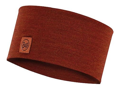 BUFF - BANDEAU MERINO WIDE HEADBAND SOLID SIENNA