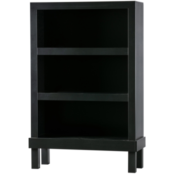 WOOOD wandkast Bonk matzwart grenenhout 160 x 107 x 39 cm