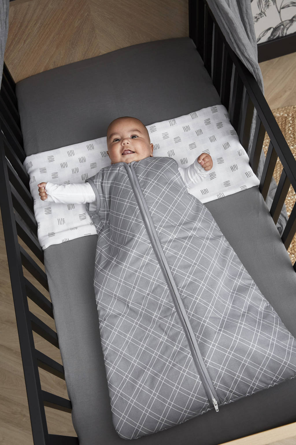 Prima slaapzakbaby slaapzak Double diamond grey