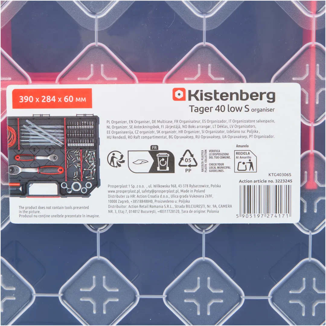 Boîte pour outils avec compartiments Kistenberg