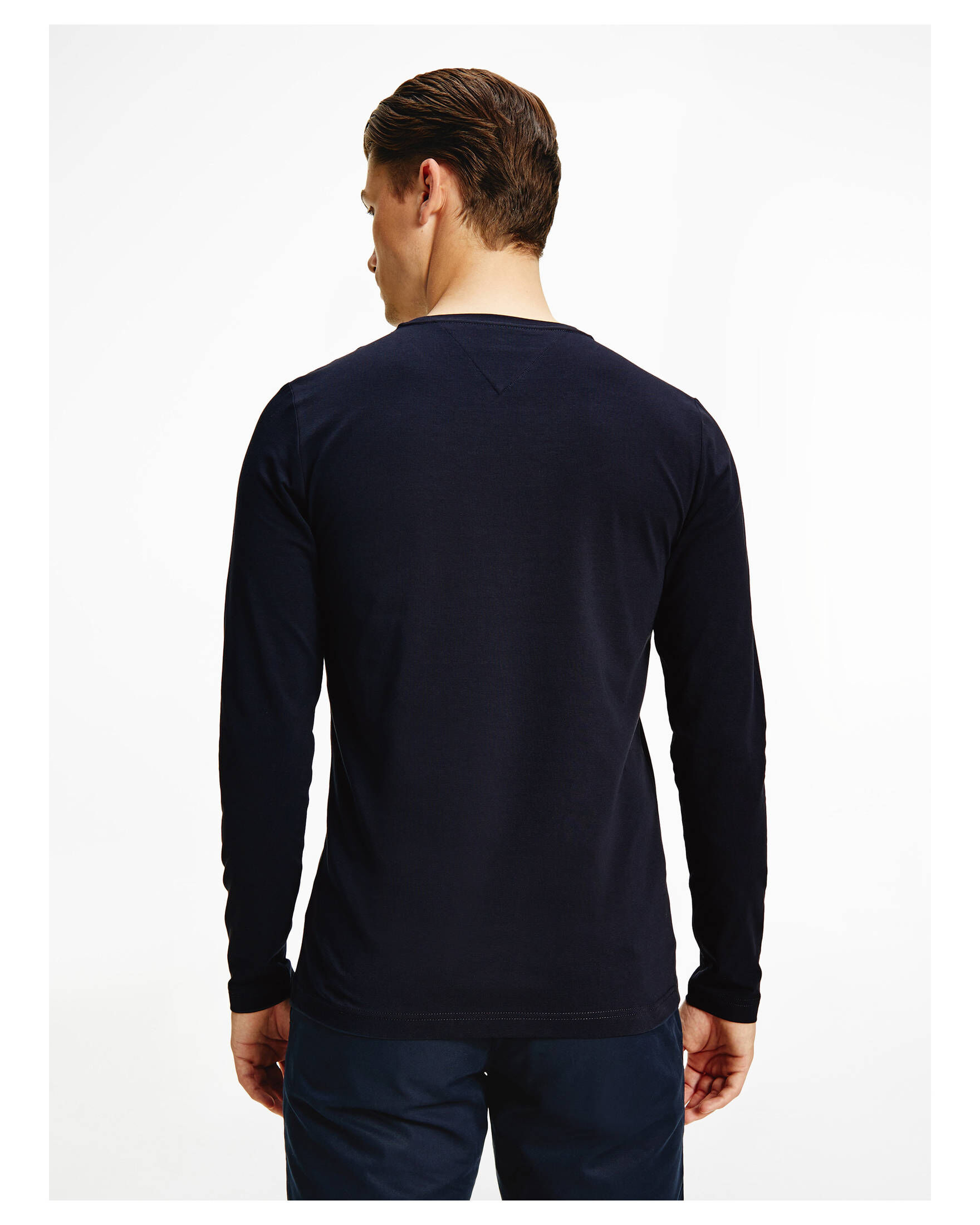 Tommy Hilfiger| Herren Longsleeve aus Stretch-Jersey Extra Slim Fit