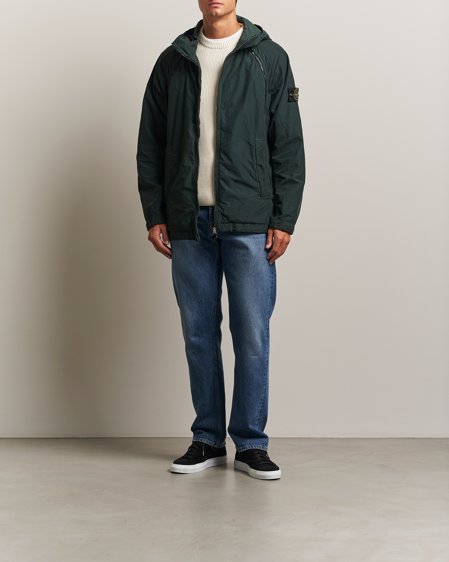 Stone Island David-Light TC Hooded Jacket Green