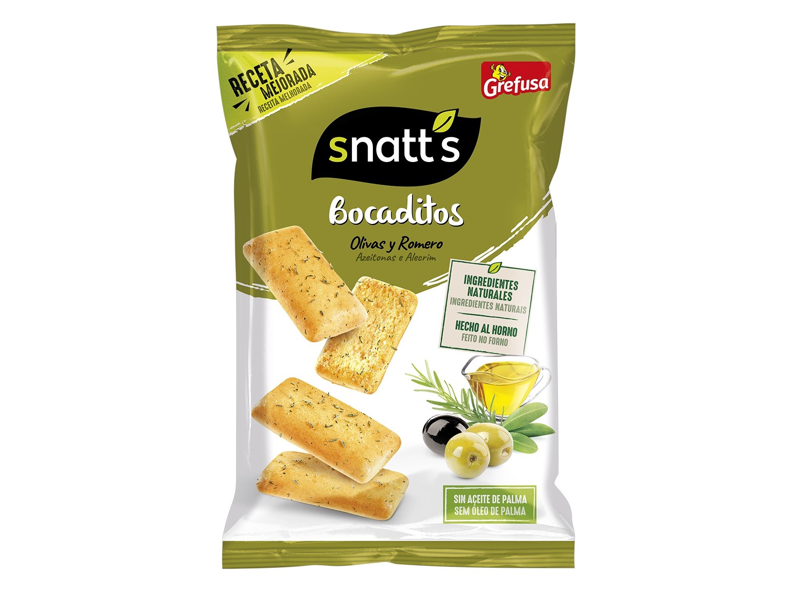PÃO TORRADO GREFUSA AZEITONAS E ALECRIM 110GR