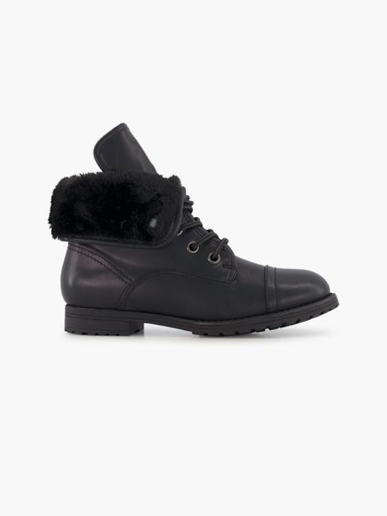 Landrover Schnür-Stiefelette Schwarz