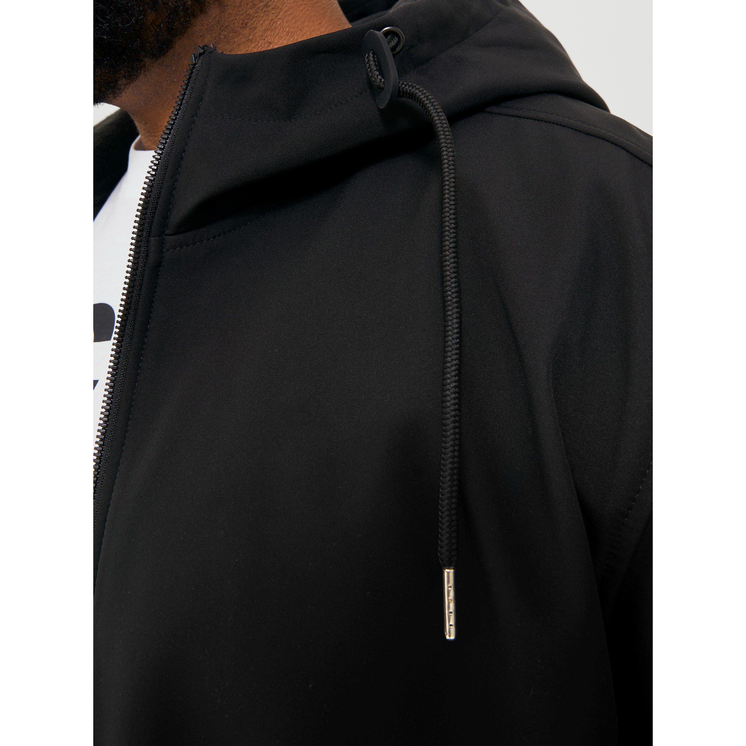 Jack and Jones Jack Softshell Hooded Jacket Mens Plus Size