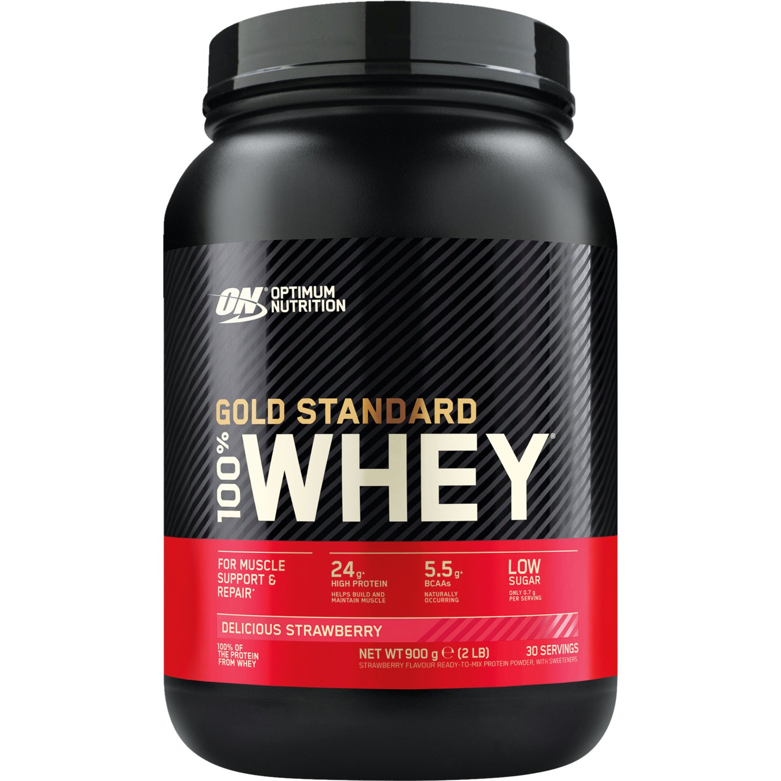 Optimum Nutrition 100% Whey Gold Standard Delicious Strawberry 900 g