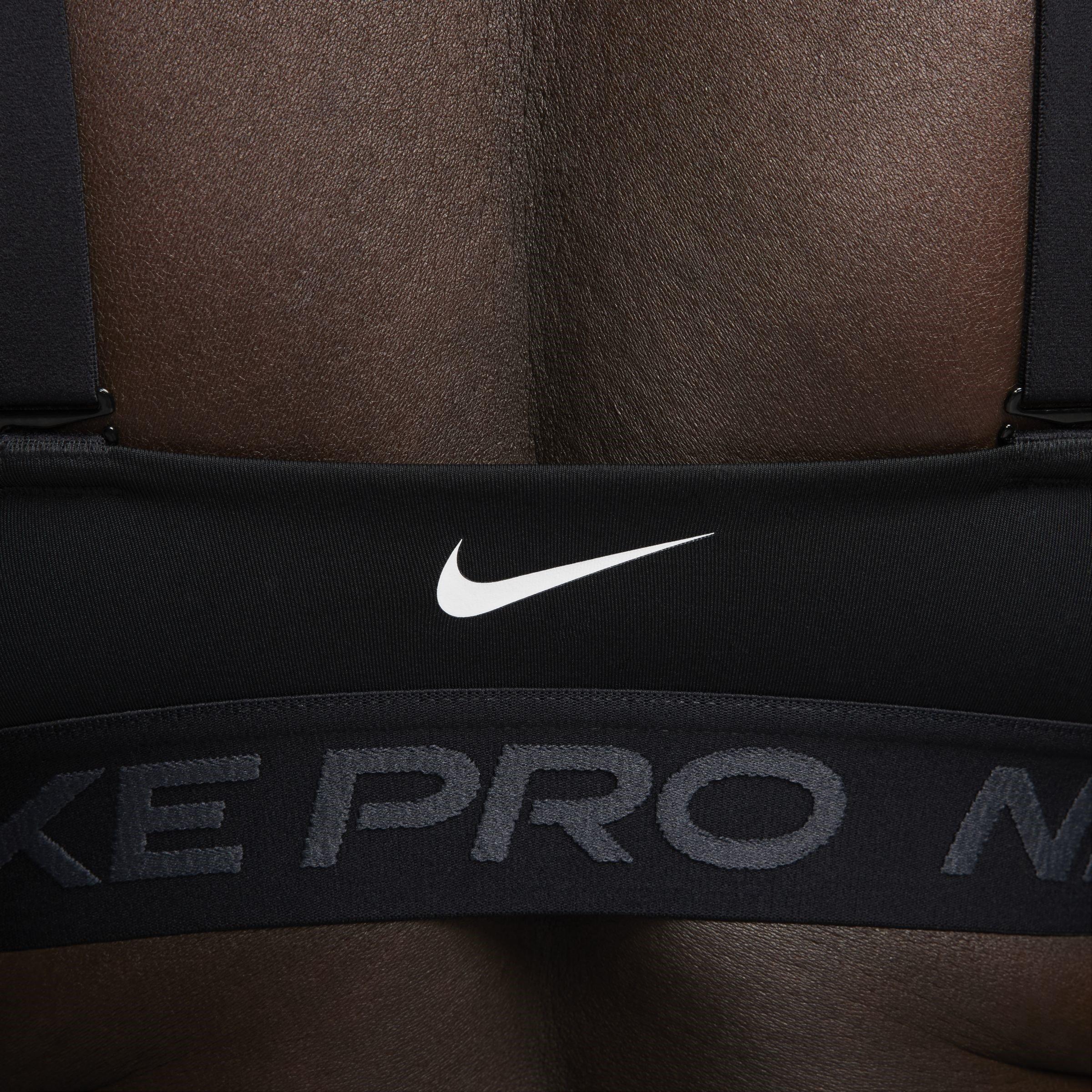 Nike Pro Indy Plunge Womens Medium Support Padded Sports Bra