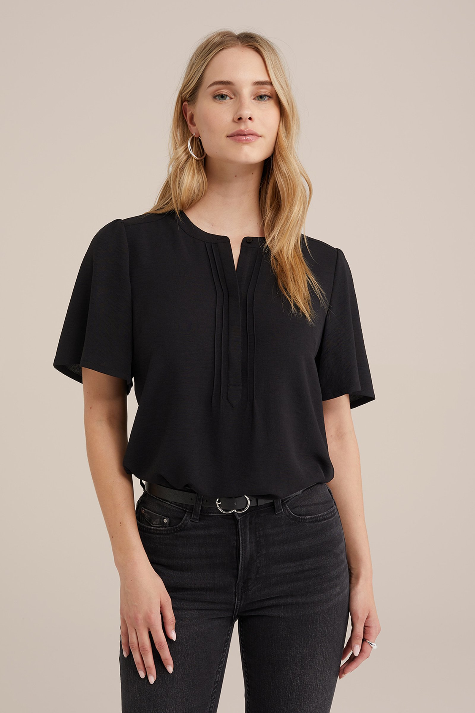 blouse WE Fashion Zwart