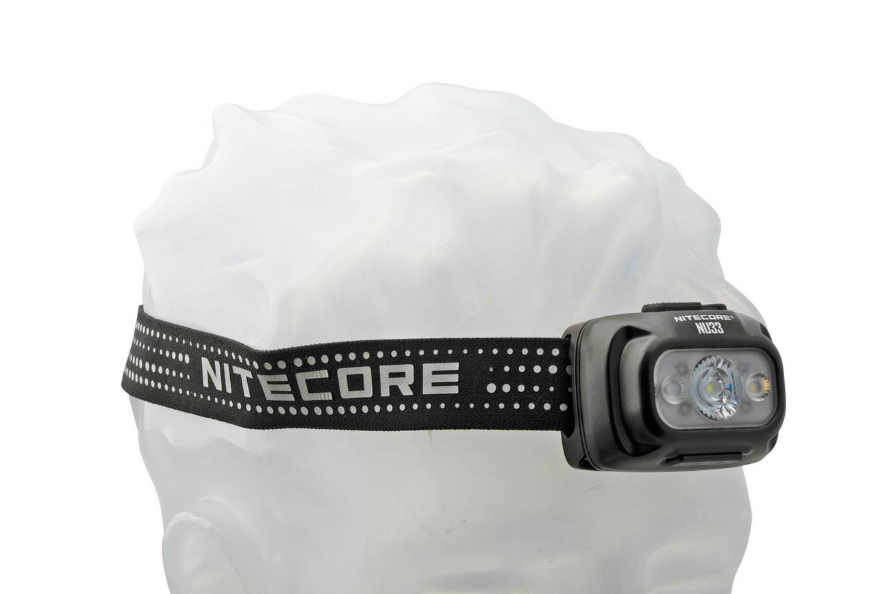 Nitecore NU33, zwart, oplaadbare hoofdlamp