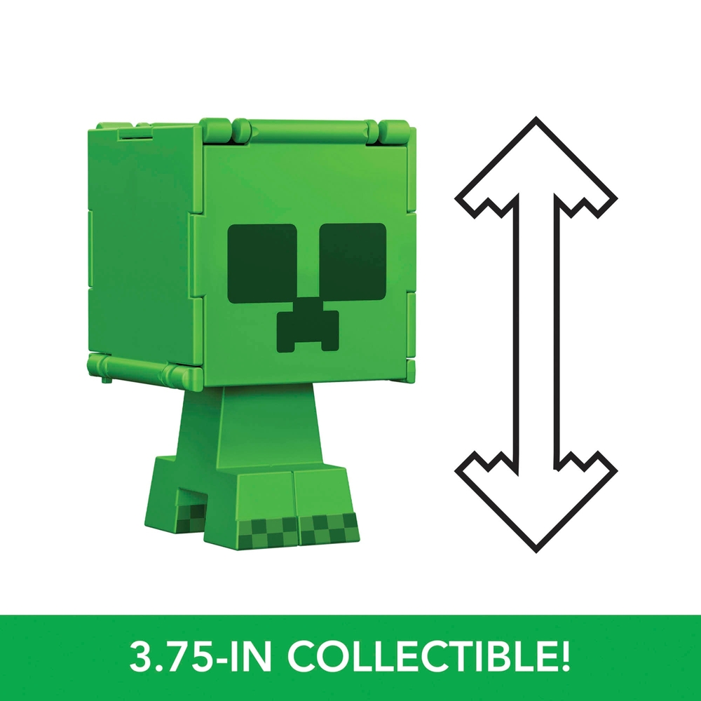 Minecraft 2-in-1 Creeper und Charged Creeper Flippin Figuren
