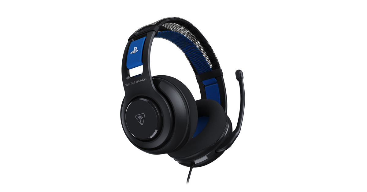 Turtle BeachAtlas 200 bekabelde gamingheadset over-ear gaming headset  (Zwart, PlayStation 4, PlayStation 5)