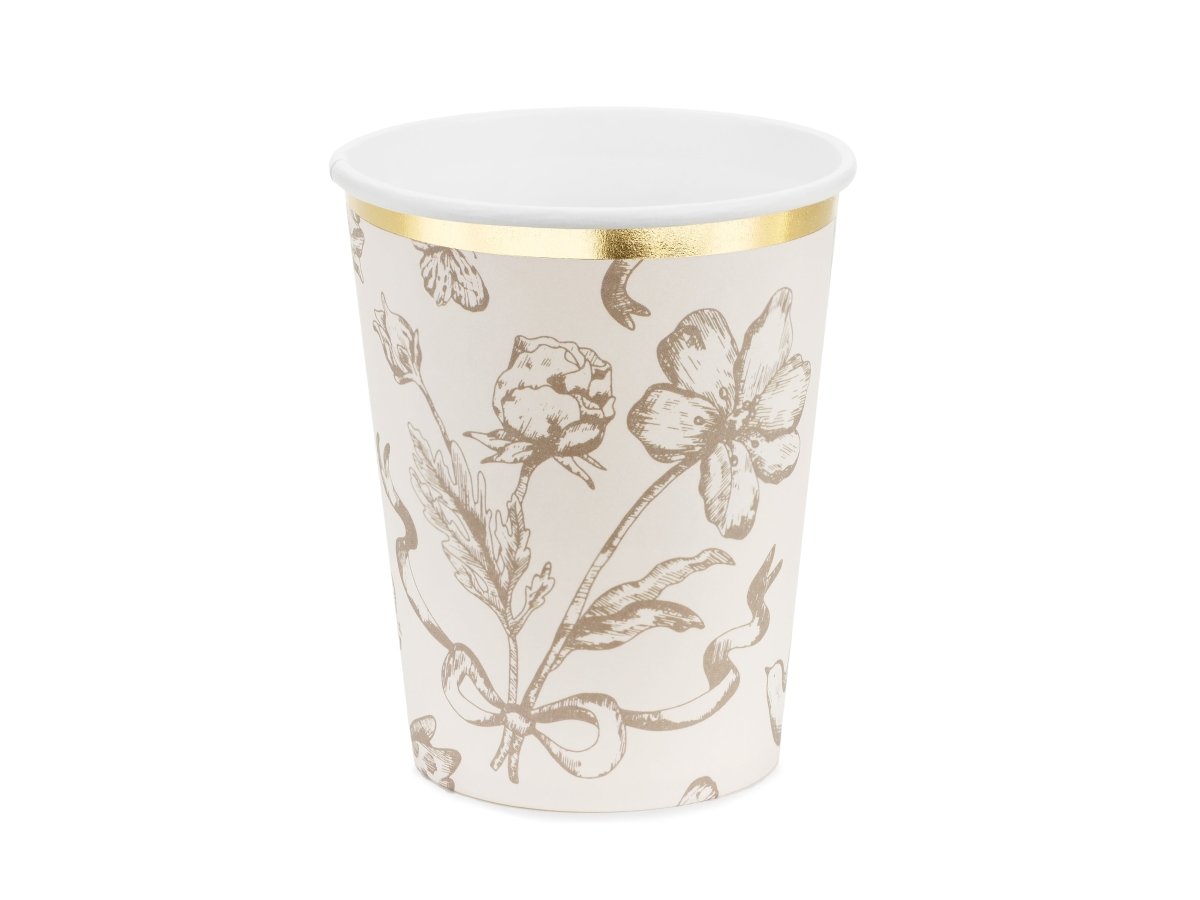 Bloemen Beker 220ml 6st