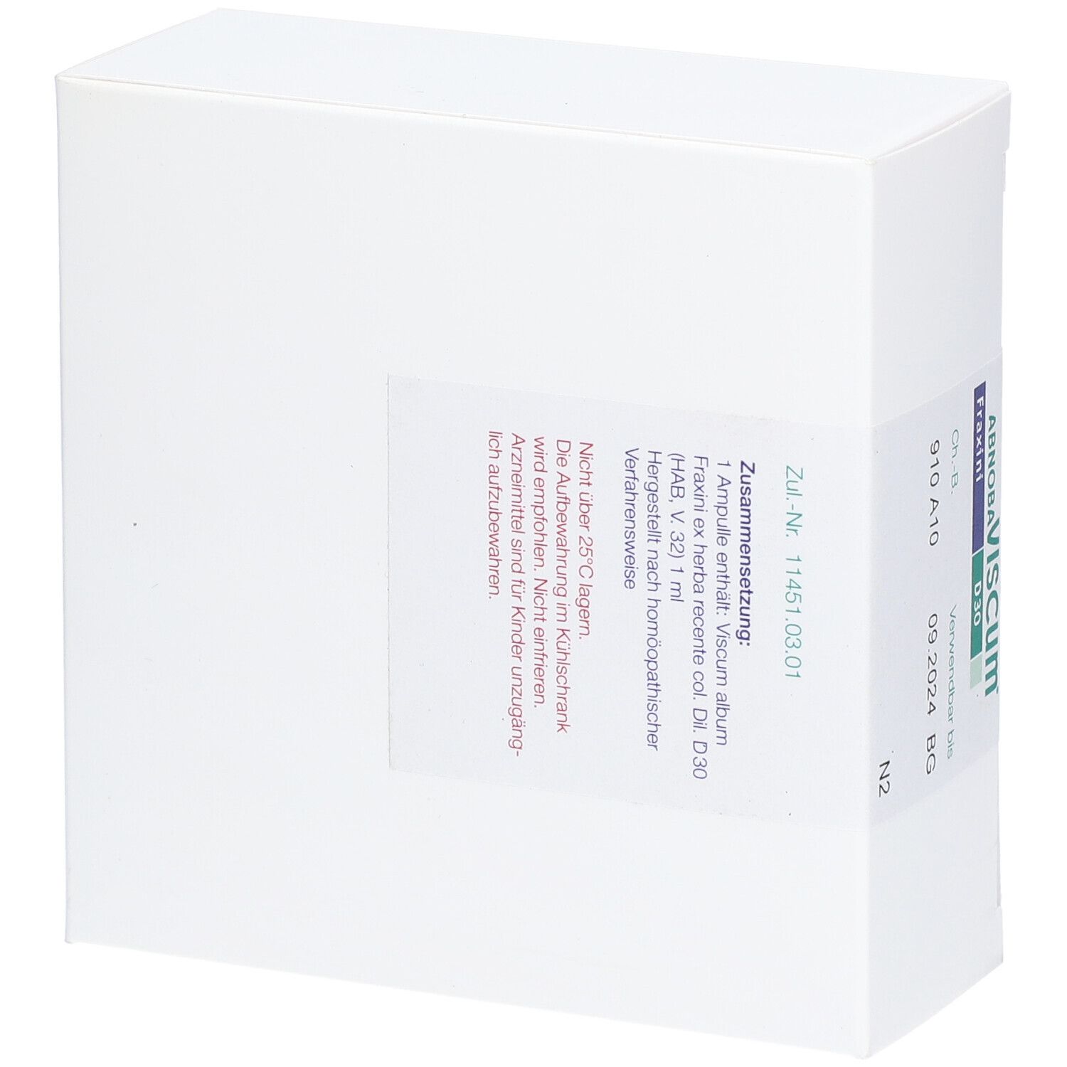 abnobaVISCUM® Fraxini D30 Ampullen