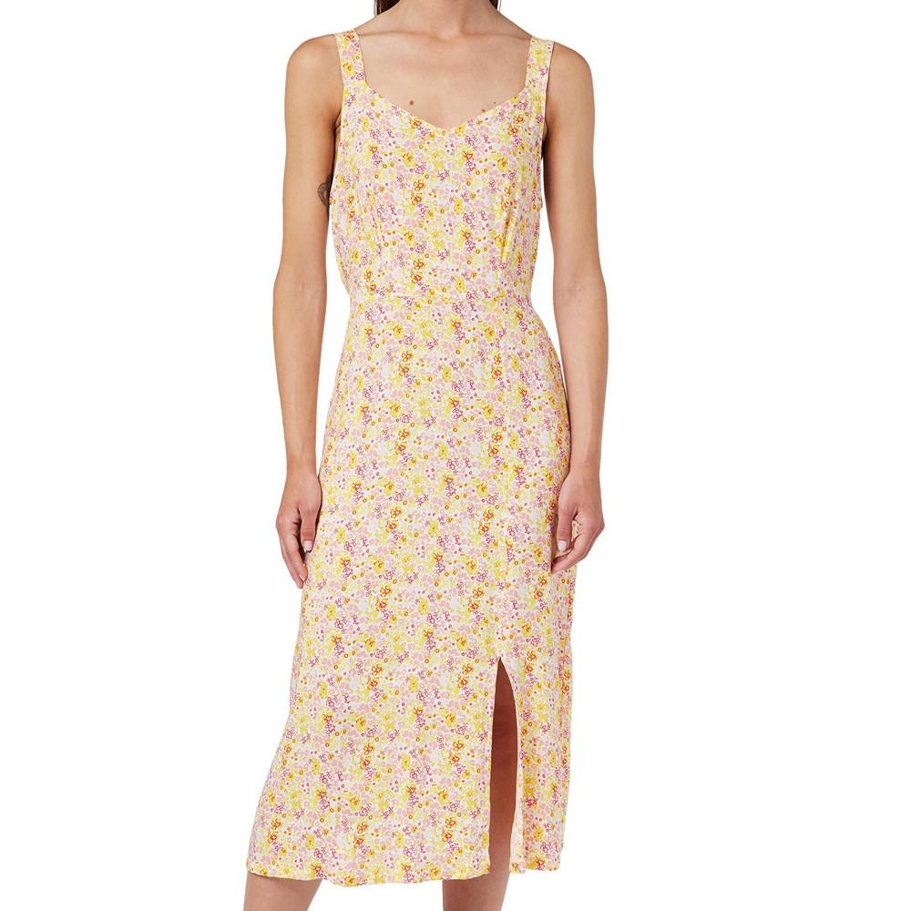 Vero Moda Robe Blanche à Motifs Femme Vero Moda Easy Strap